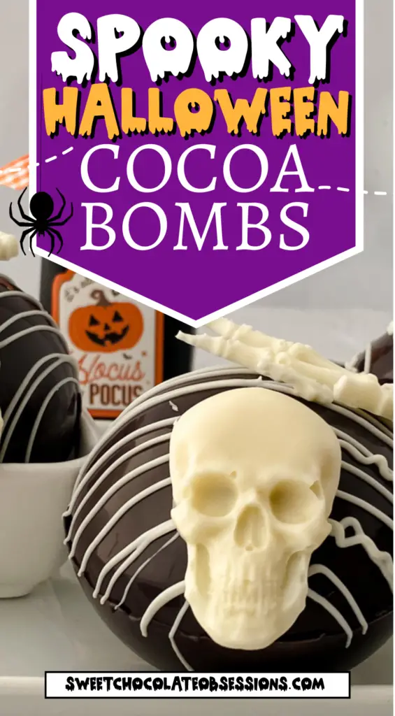 This spooky treat is perfect for your Halloween party and festivities. Bring the kids in the kitchen and make this Halloween hot chocolate bombs recipe.