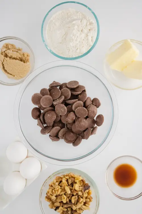 Brownie ingredients