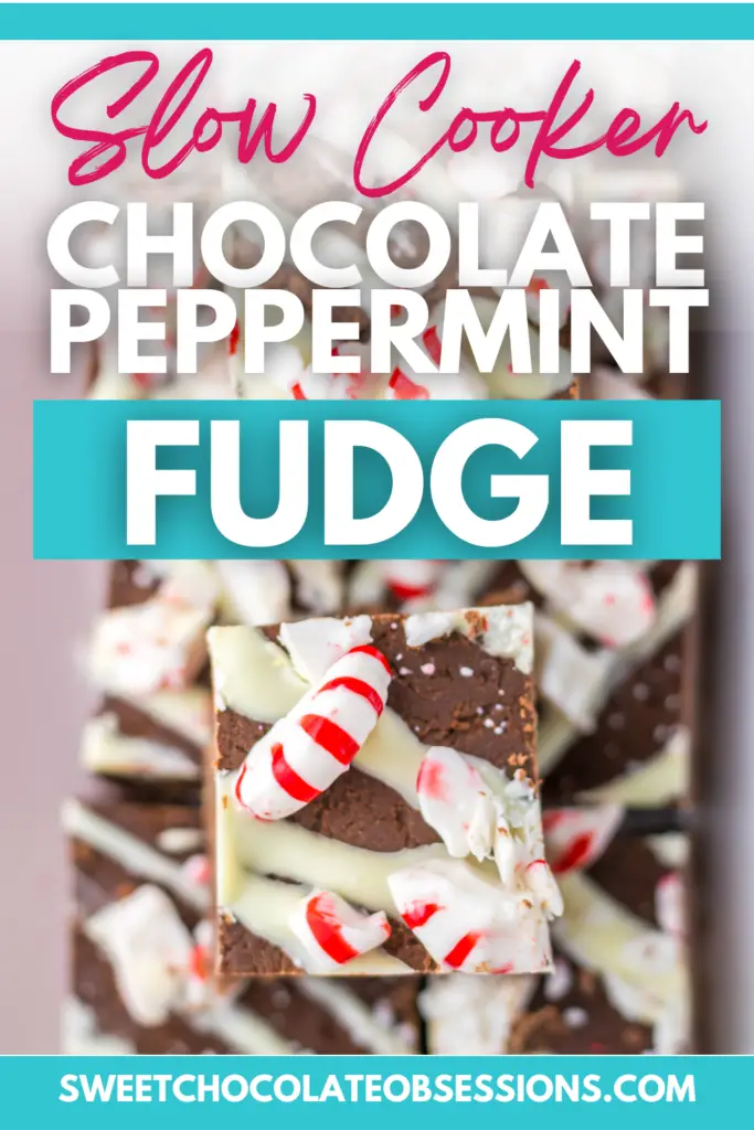 This 5 ingredient fudge is the perfect combination of chocolate, peppermint, and creamy sweetness — all thanks to your trusty slow cooker.